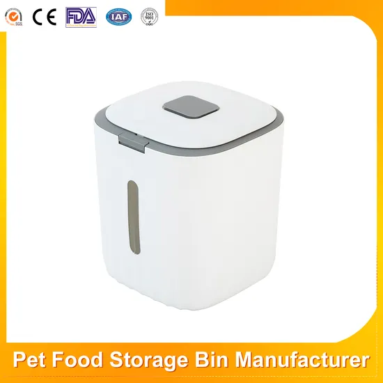 Large Capacity Customize Plastic Pet Products Cat Food Container Large Airtight Dog Food Storage Box 