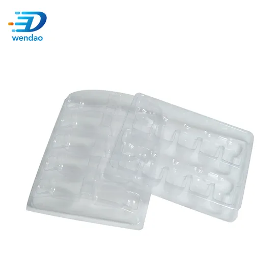 Custom White Flocked Medical Insert Blister Tray with Flocked PS Material 