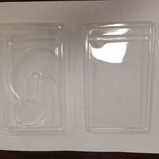 Custom Plastic Blister Clamshell Packaging with Paper Card (PVC blister box)