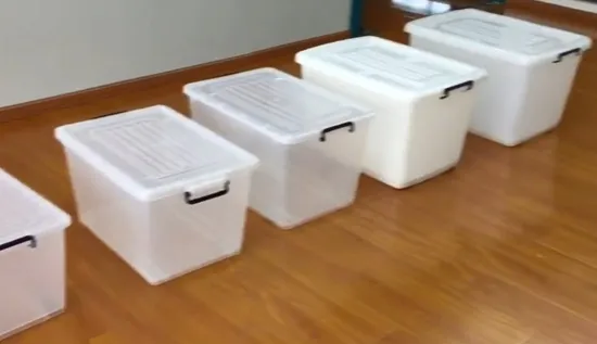 Classic Stackable Clear Plastic Storage Boxes Container Bins From 5L to 130L 