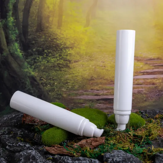 30ml 50ml 100ml Plastic Laminated Abl Pbl PE Airless Pump Tube Prime Sunscreen Cosmetic Packaging Custom Package Container Tubes 