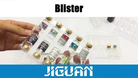 Custom Clear Plastic PVC/ Pet Packaging Blister Tray for 2ml Vial