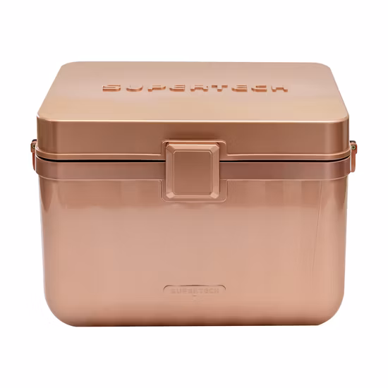 Plastic Cooler Box Handle Cooler Box for Car and Cosmetics Beer Ice Cooler Box