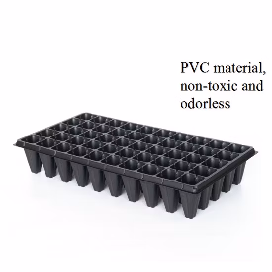 24, 50, 72, 98, 105, 128, 200, 288 Cells PS Plastic Plug Cheap Seed Tray Seedling Starter Cell Seed Tray for Vegetables Nursery