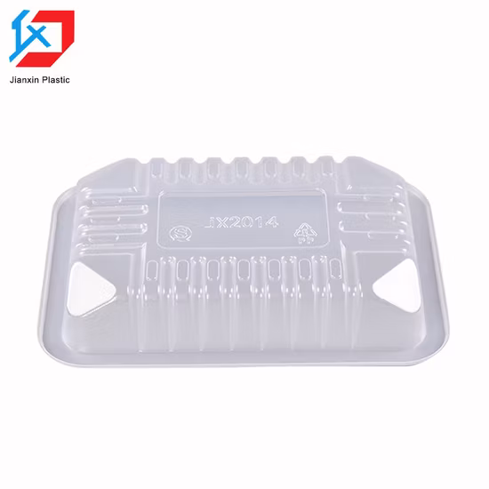High Quality Disposable Frozen Food Pet PLA Plastic Packing Trays for Meat