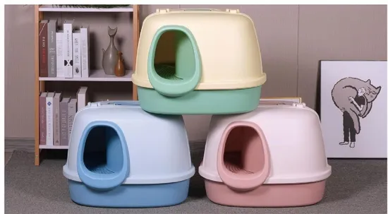 Corridor Cat Litter Box Fully Enclosed Deodorant Proofing Pet Oversize Cat Toilet 