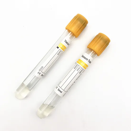Vacuum Blood Collection Tube (PET & Glass) 