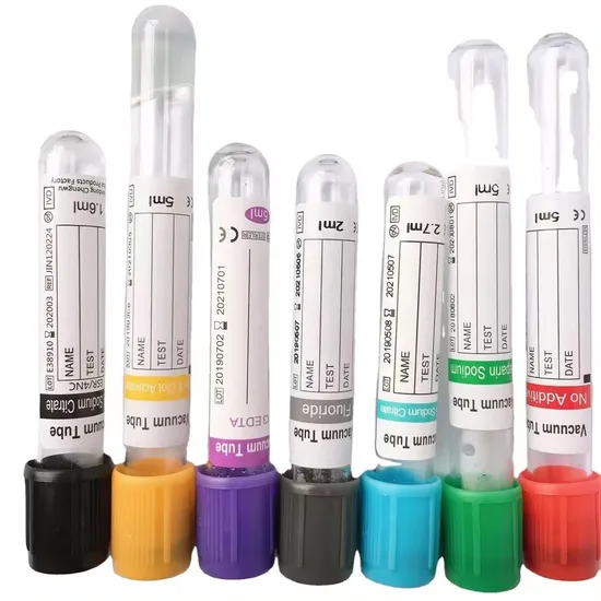 Wholesale Medical Glass Pet 3ml 5ml Test EDTA Plain No Additive Heparin Glucose Clot Activator Gel PT Vacuum Blood Collecion Tube with CE 