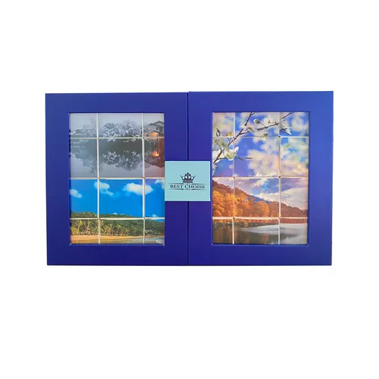 Creative Design Customized Logo Printed Paper Cardboard Gift Packaging Food Grade Cosmetic Pet Treat Skin Care Body Shop Advent Calendar 6 Days Empty Box 