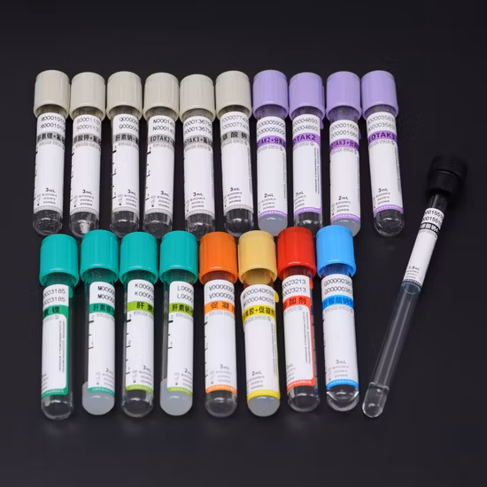 PP Pet Glass Disposable vacuum Blood Collection Tubes