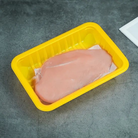 Pet Blister Disposable Packaging Plastic Rectangle Tray for Fruit Packaging 