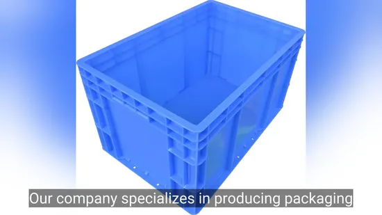 EU Standard Plastic Crate Box for Display and Packing with Customizable Options 