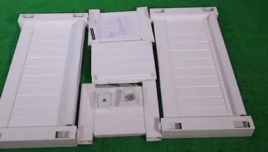 White Vinyl PVC Plastic Garden Planter Flower Box 