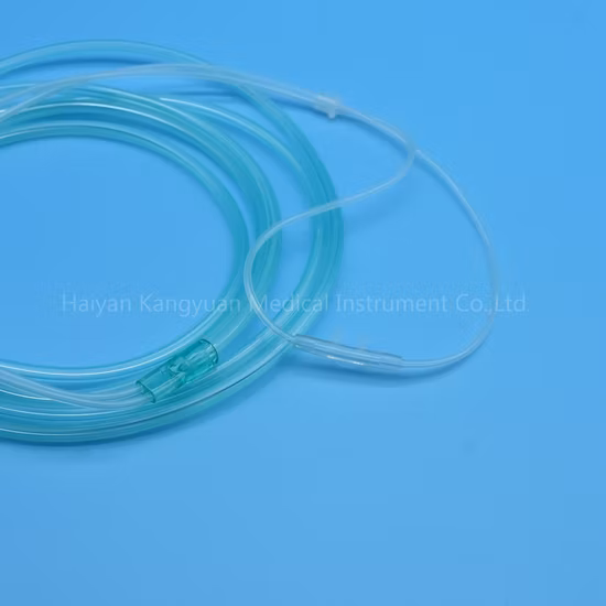 PVC Disposable Oxygen Nasal Tube with Soft Tips