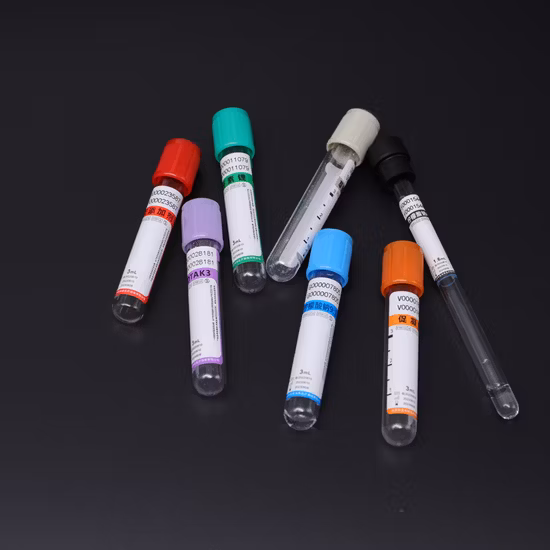 Wholesaler Medical Supply Disposable Vacuum Blood Collection Pet Glass EDTA K2 K3 Tube