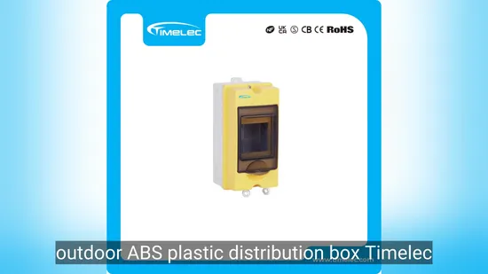 2/3/5/8/12/15/18/24 Way plastic electrical boxes CE IP65 MCB Junction Distribution Box 
