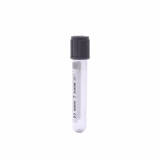 Excellent Quality PET / Glass Disposable Vacuum Blood Sugar Test Glucose Tube Erythrocyte Electrophoresis