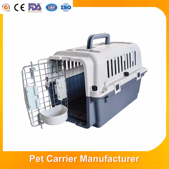Iata Approved Pet Dog Carrier Air Travel Portable Cat Transport Carrier Box