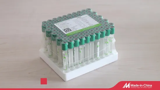 Medical Vacuum Blood Collection Tube for Pet or Glass