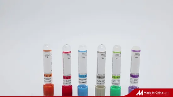 Disposable Medical Supplies CE ISO Certificate Purple or Lavender Cap Pet or Glass EDTA K2 K3 Vacuum Blood Collection Tube 
