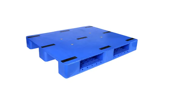 Manufacture Heavy Duty Flat Surface 3 Skids Food Grade Hygienic Plastic Pallet 